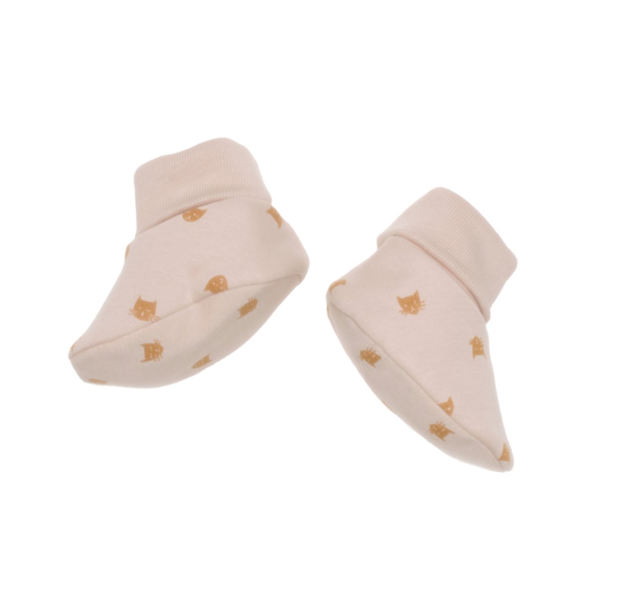 Chaussons bébé Chats - Rose poudré